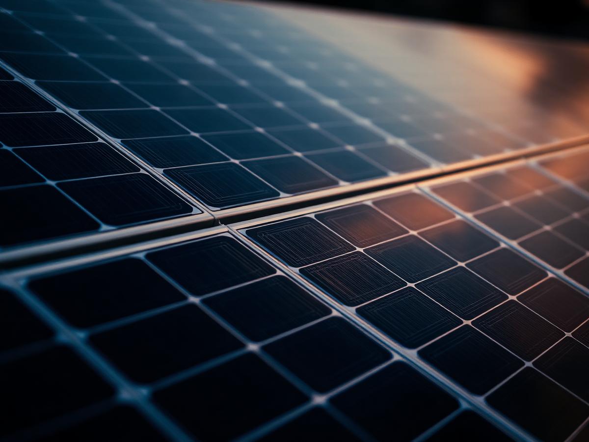 Solar panel detail